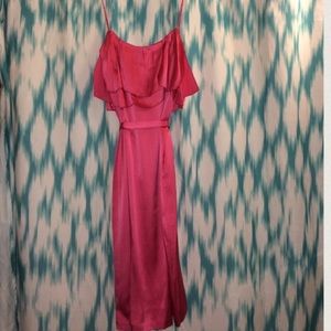 Rebecca Taylor pink silk dress 💜💗